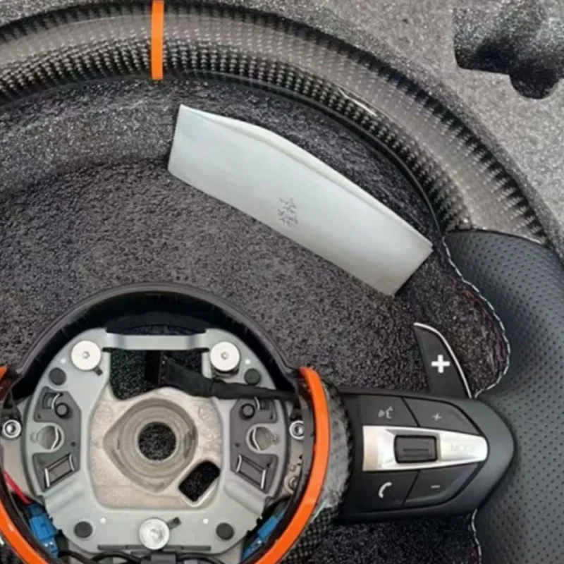 Customized Carbon Fiber Leather Car Steering Wheel For BMW F30 F34 F35 F32 F80 F83 F10 F90 F12 F06 F13 F01 F02 Steering Wheel