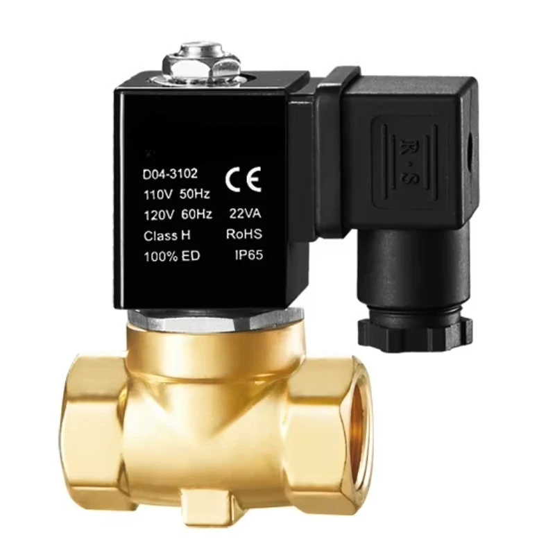 NRSP-A Series Small Size NSF Certified Lead Free Brass Direct Acting Solenoid Valve 1/4'-1/2' AC220V DC24V Normally Closed