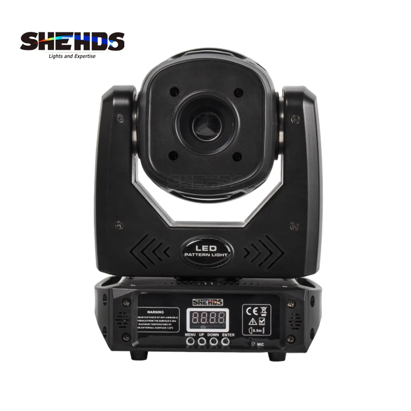 Imagem -02 - Shehds-led Moving Head Light Face Prism Função de Foco Equipamento dj Disco Night Club 80w Pcs