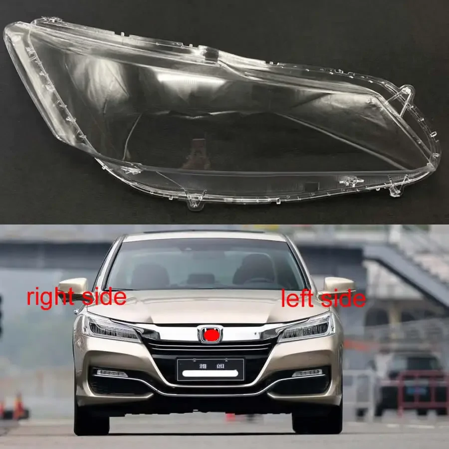 

For Honda Accord 2016 2017 2018 LED Xenon Headlight Cover Transparent Lampshade Headlamp Shell Plexiglass Replace Original Lens