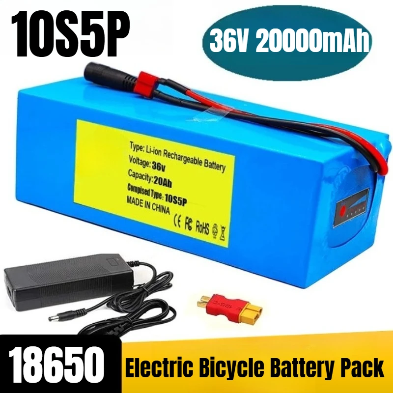 

36V 20000mAh 10S5P 18650 Cell Electric Bicycle Battery Pack