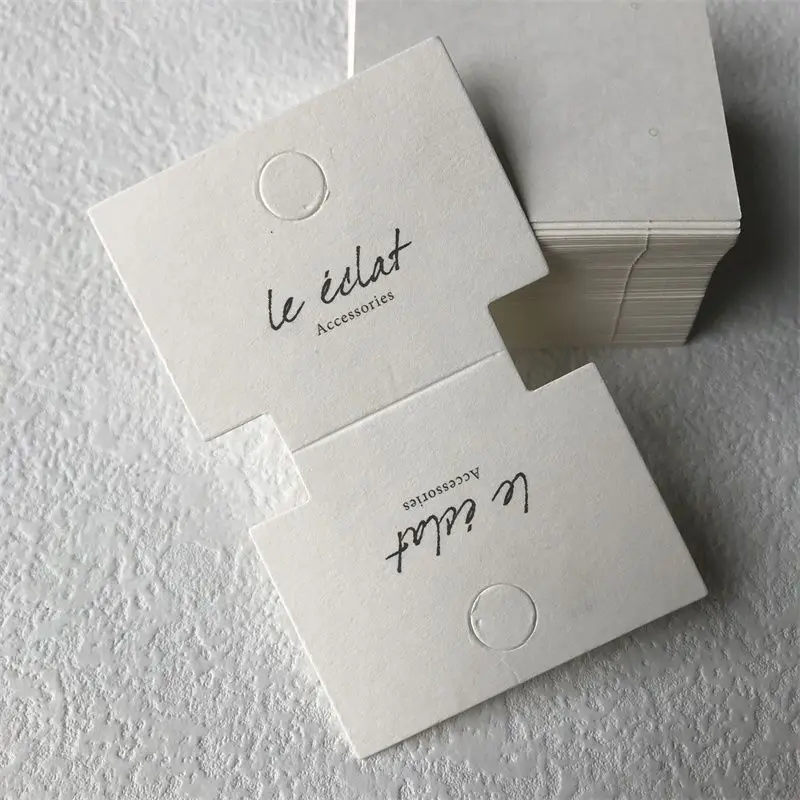 Customized product、Custom Card Hanging Jewelry Accessories Earring Display Cards with Logo Design