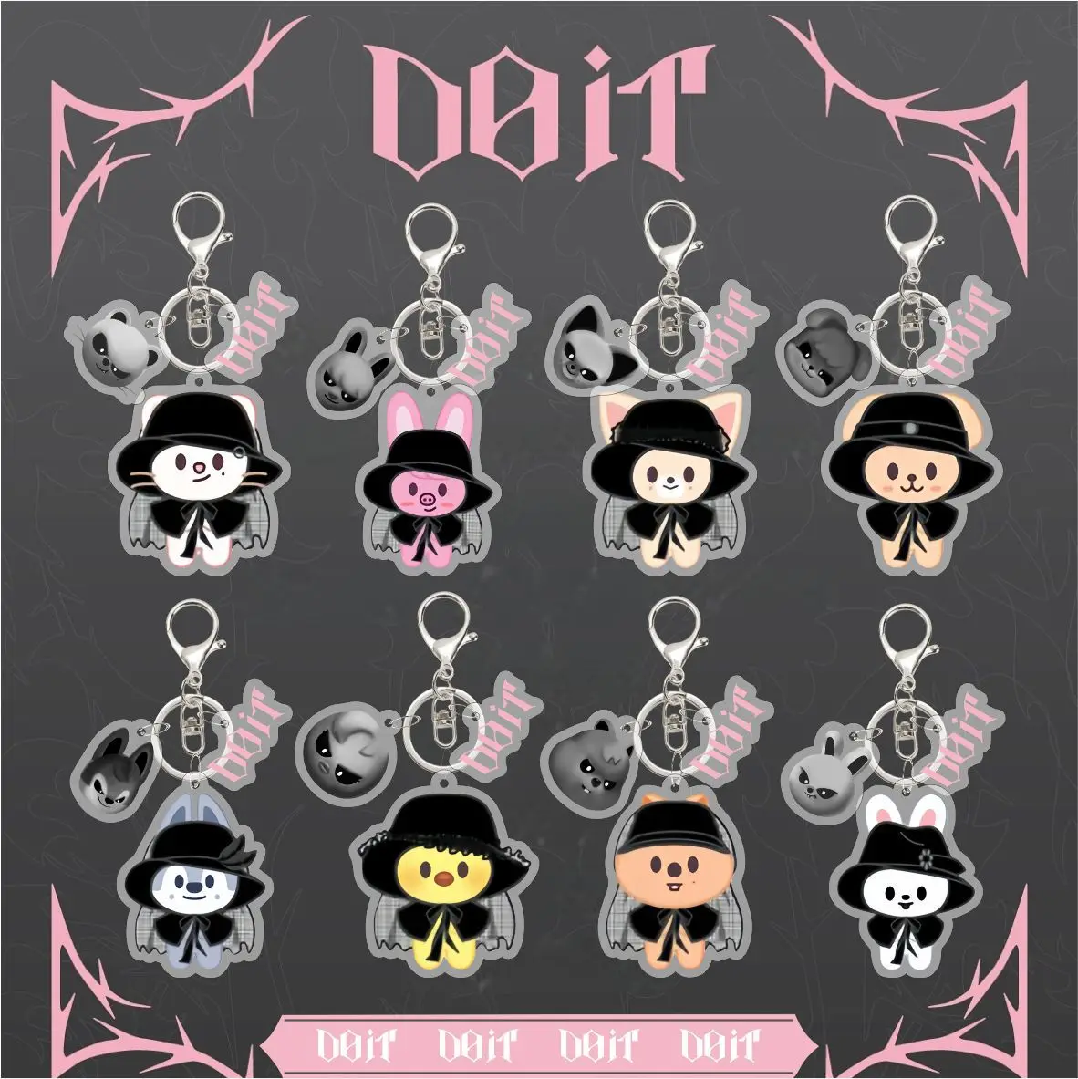 

SKZOO мультфильм новый акриловый брелок для сумки кулон аксессуары украшения звезда окружающий маленький кулон