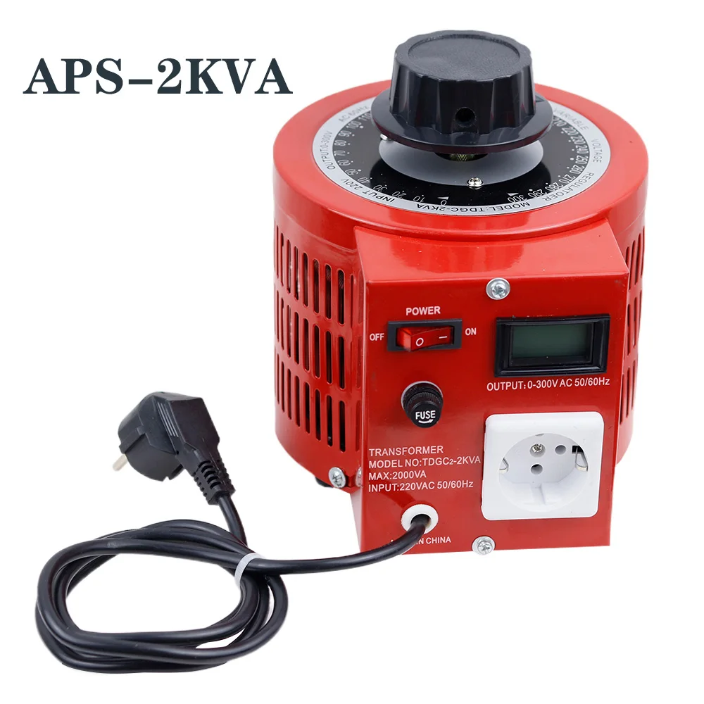 220V APS-2KVA Voltage Regulator 2KW Single-phase Adjustable Power Supply 8A 0-300V AC Voltage Regulating Power Supply