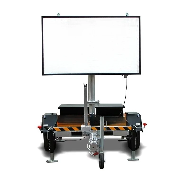Road mobile LED display panel variable message board traffic sign