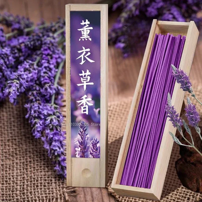 Natural Incense Stick Lavender/Gardenia/osmanthus/sandalwood Joss Stick Home Indoor Purifying The Air/Odor Removal Aromatherapy