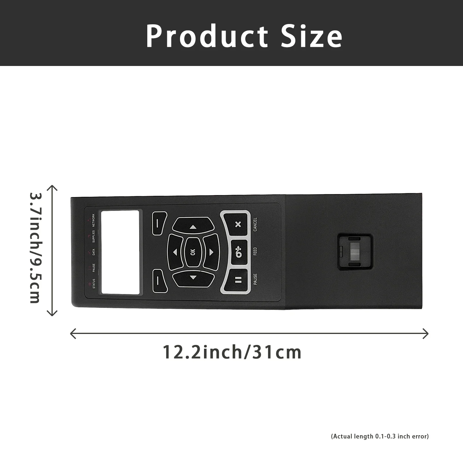 لوحة التحكم في العرض P 1053204 -004 غطاء بلاستيكي للطابعة الحرارية الصناعية Zebra ZT410 ZT420