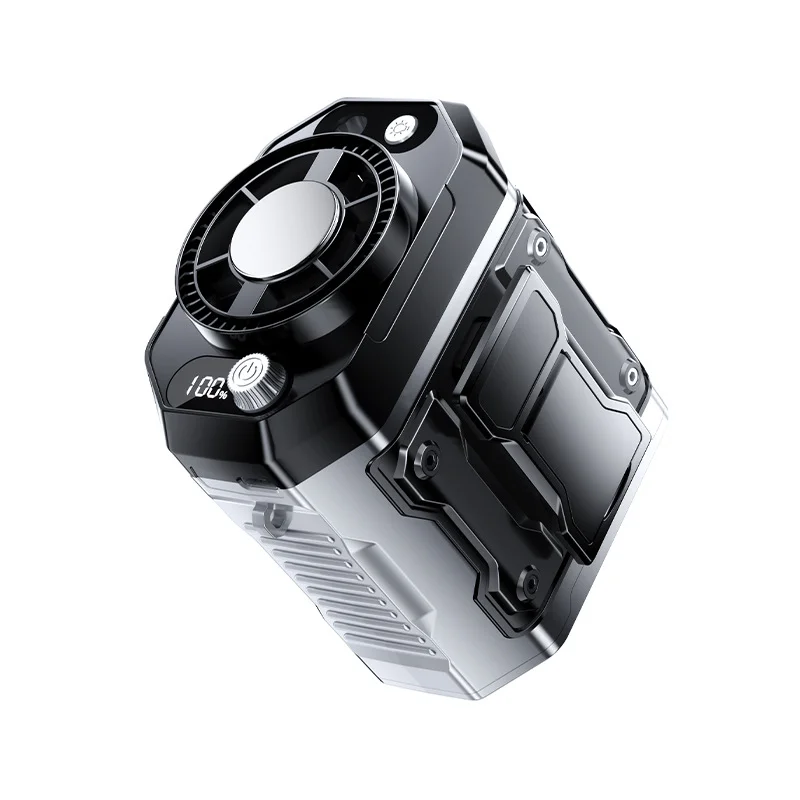 Rechargeable Semiconductor Cooling Waist-Mounted Fan, Outdoor Neck-Mounted Handheld Small Fan with Ultra-Long Battery Life