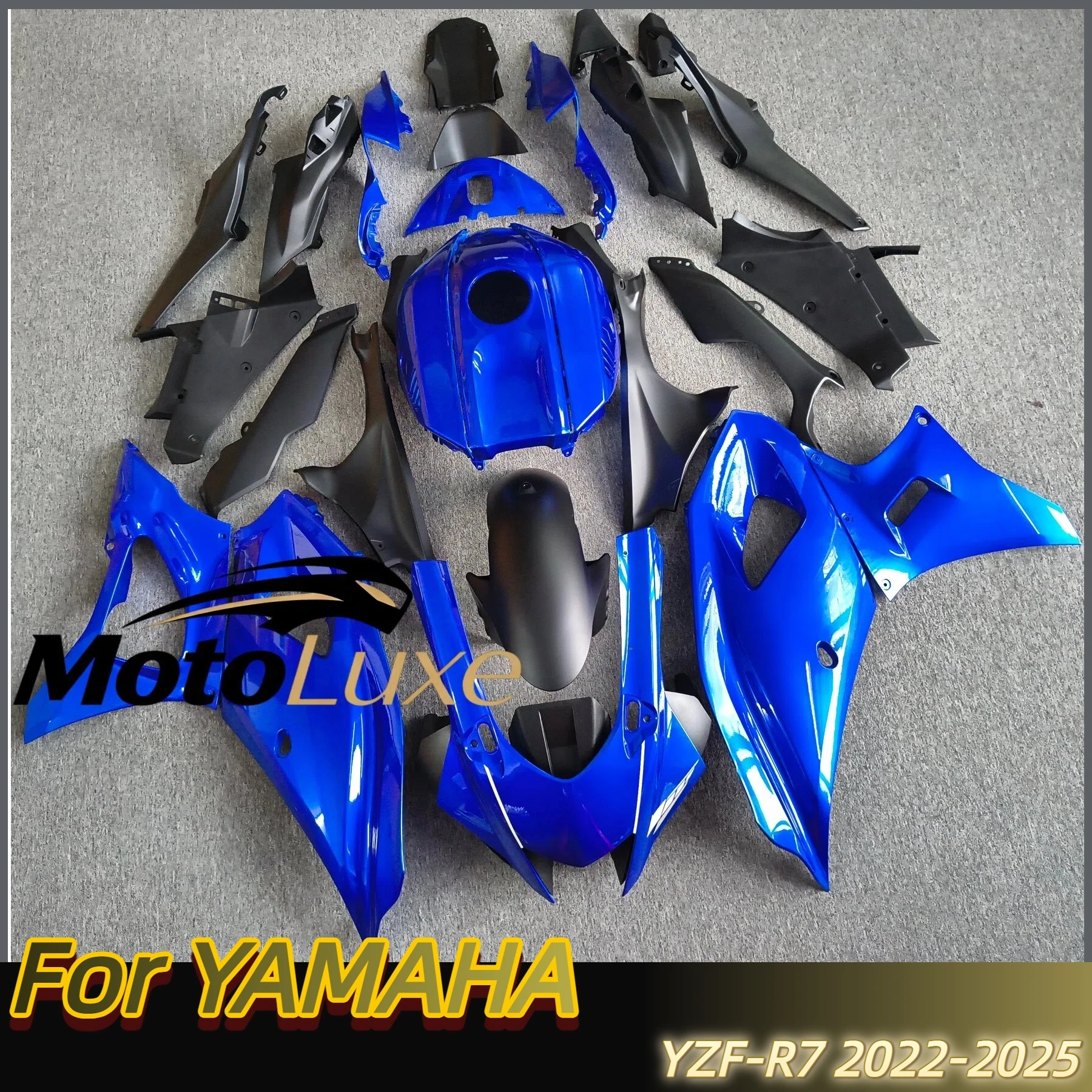 Silver gray gradient blue powder For YZF-R7 R7 2022 2023 2024 2025 Bodywork Cowling Motorcycle Full Fairing Kit