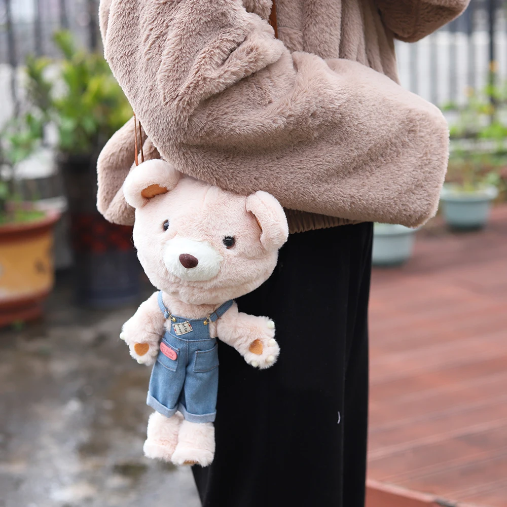 Cute bear crossbody bag for ICY DBS BLYTH 1/6 BJD 30cm doll outing bag ANIME girl