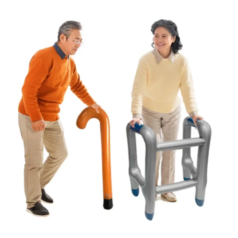 

Inflatable Walker Cane for The Old Age Inflatable Walking Cane Prop Halloween Costume Props Adults Retirement Party Decoration