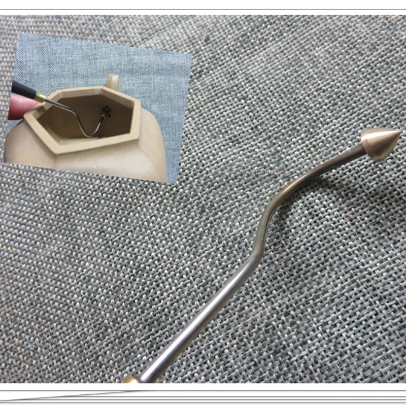 الأرجواني الطين إبريق الشاي صنع أدوات حفرة مستديرة ، الأرجواني الرمال وعاء عملية إنتاج ثقب المياه الداخلية ، خلع الملابس أدوات خاصة #6