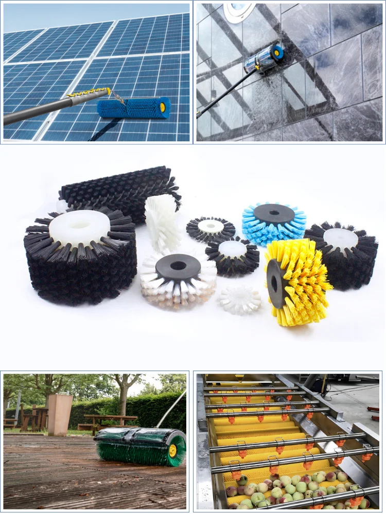 Nylon-Kehrwalze Bruhes Black Industrial Drum Circular Brush Road Surface Car Parks Finishing Polishing Cleaning Machinery – Detail 14