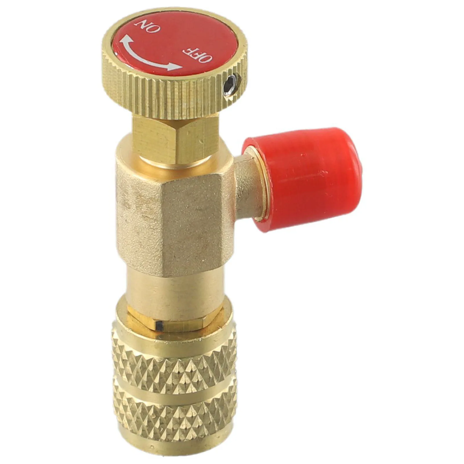 R410A Air Conditioning Refrigeration Safety Valve Anti-freeze Hand Copper Liquid Filling Charging Hose R32 1/4-5/16