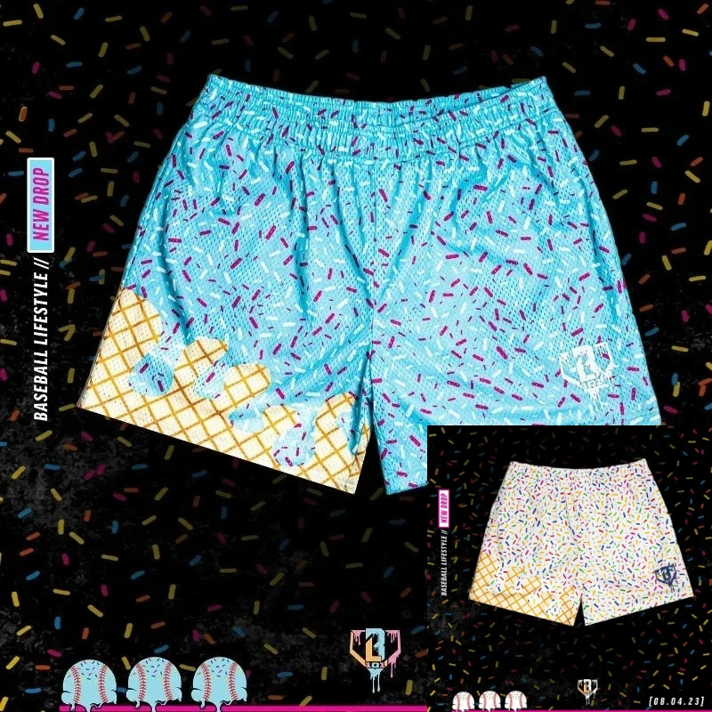 

New Summer Products Men's Teen Quick-Drying Shorts Baseball Sports Shorts Gym Loose Shorts Outdoor Swimming Shorts MOTO