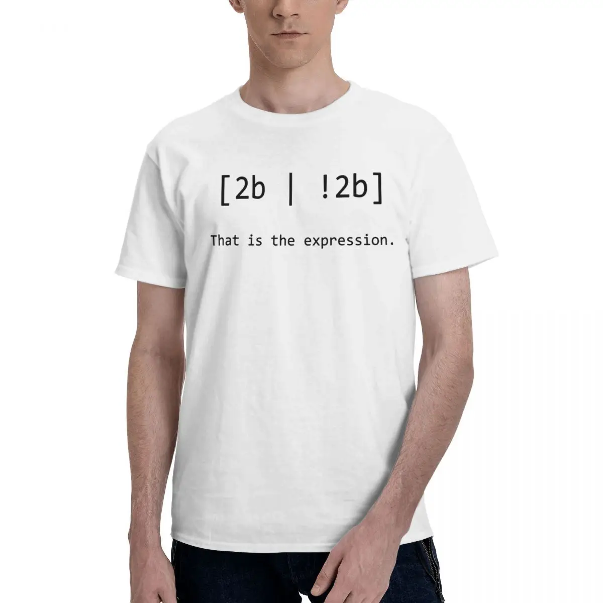 Men 2b Coder Programmer Computer Developer T Shirt Vintage Cotton Crewneck Men Clothing