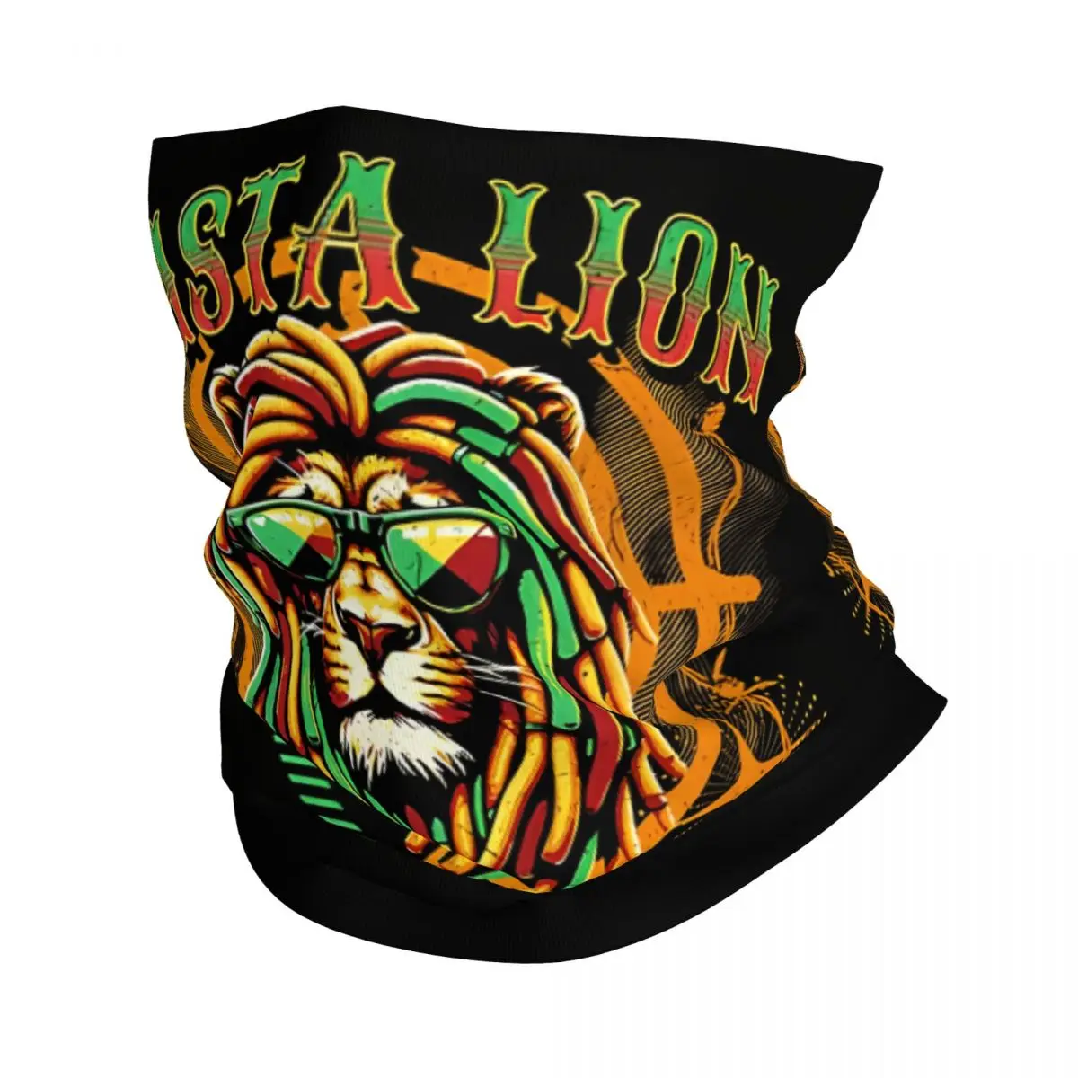 

Rasta Lion_1 Бандана на шею, белый шарф, универсальный головной убор для рыбалки, унисекс, для взрослых, зима