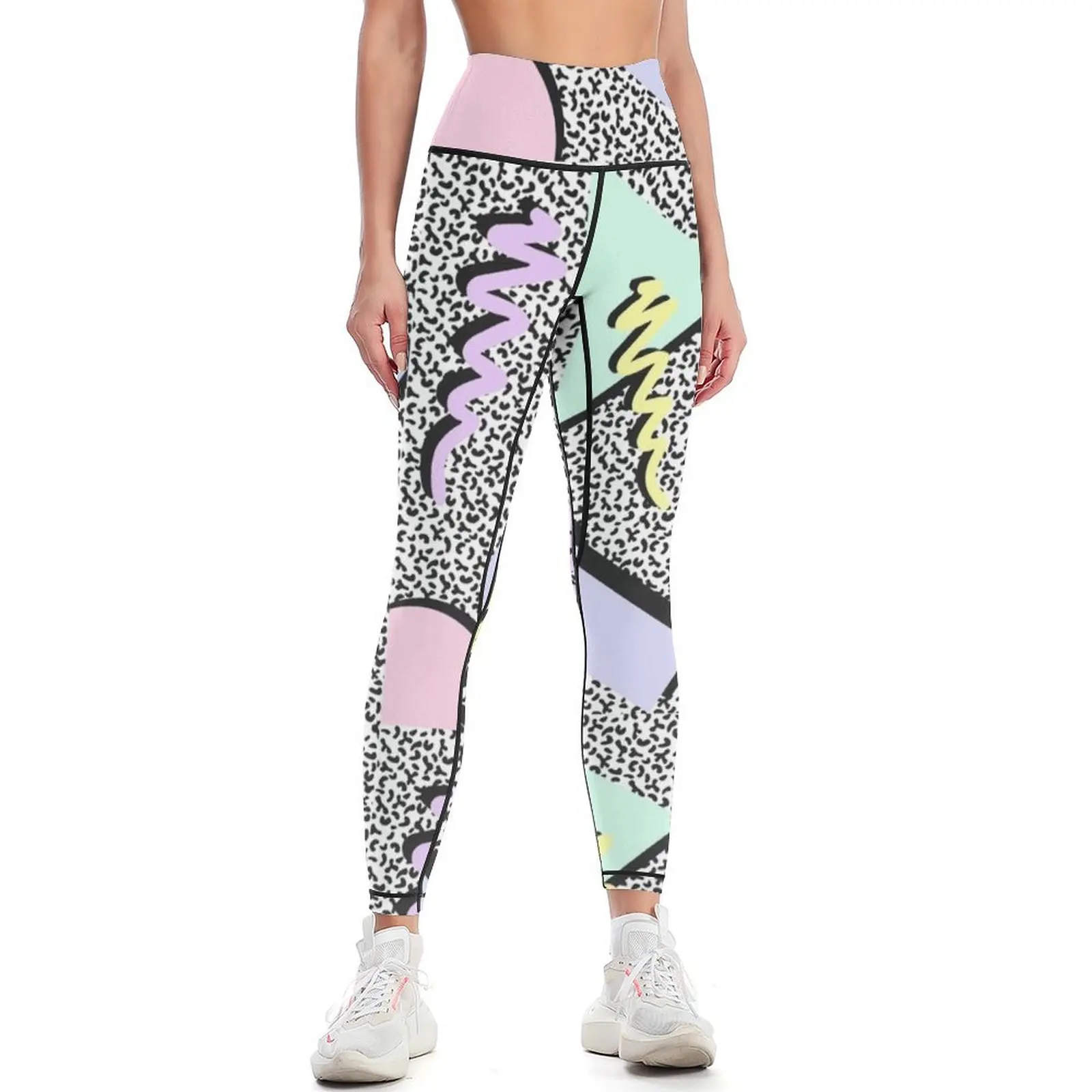 Memphis Art Pattern Leggings legging pants raises butt workout clothes for Legging sport leggins push up woman Womens Leggings