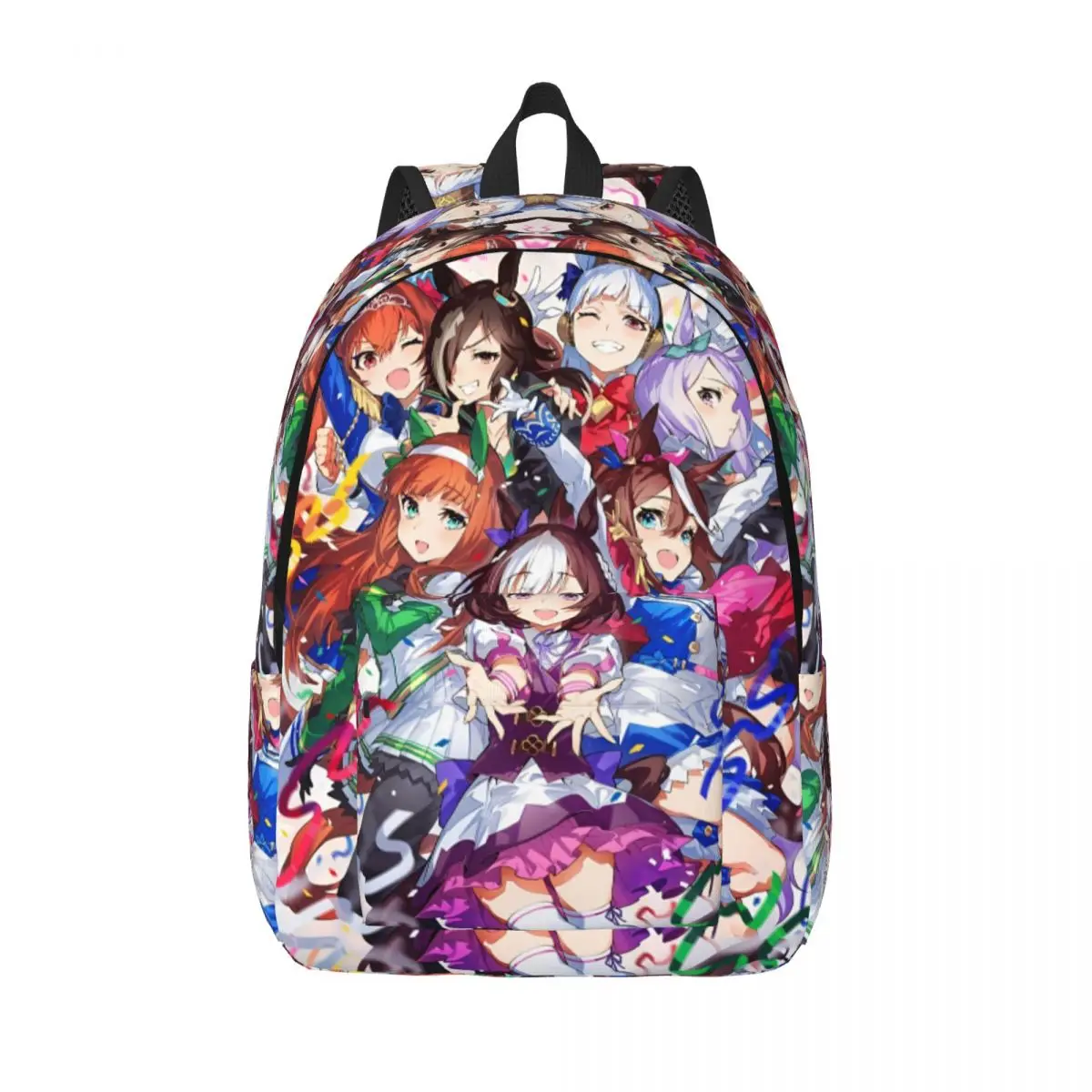 Umamusume Pretty Derby Teenage Backpack Sports Student Work Anime Game Daypack for Men Women College Canvas Bags