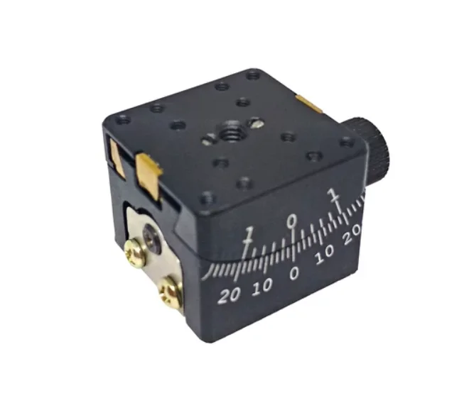 Manual Goniometer Stage Dovetail Platform Precise Optical Sliding Table 25x25mm