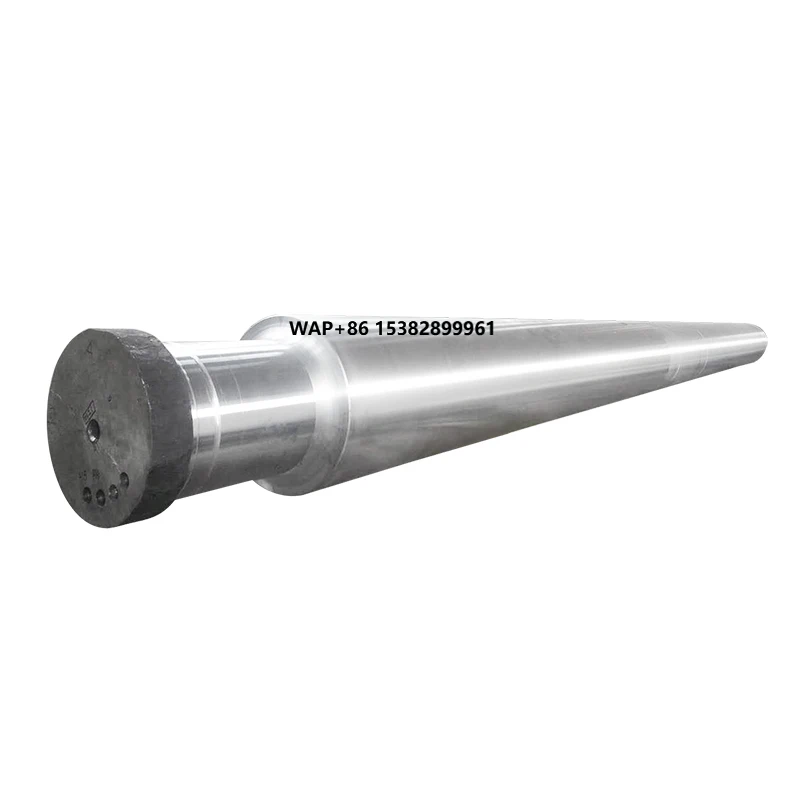 Custom OEM High Quality Long Shaft Forging Heavy Large Transmission Main Shaft ISO Certified 0.01mm Tolerance