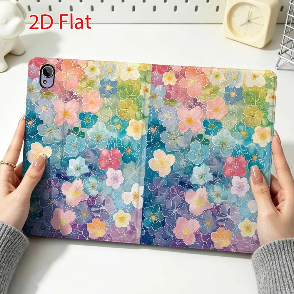 Beautiful Floral Pattern Popular For Huawei MediaPad MatePad Honor Pro V6 9 V8 X9 12 X 13.3 SE 11 11.5 Inch Tablet Case