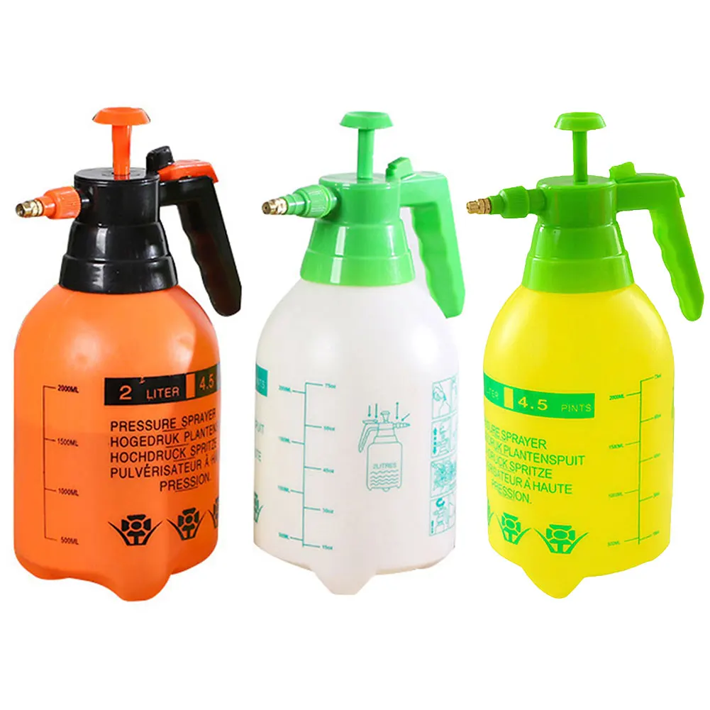 

2L Pressure Sprayer with Adjustable Nozzle Handheld Pressure Spray Bottle Lawn and Garden Care for Yard Weeds Plant and Cleaning