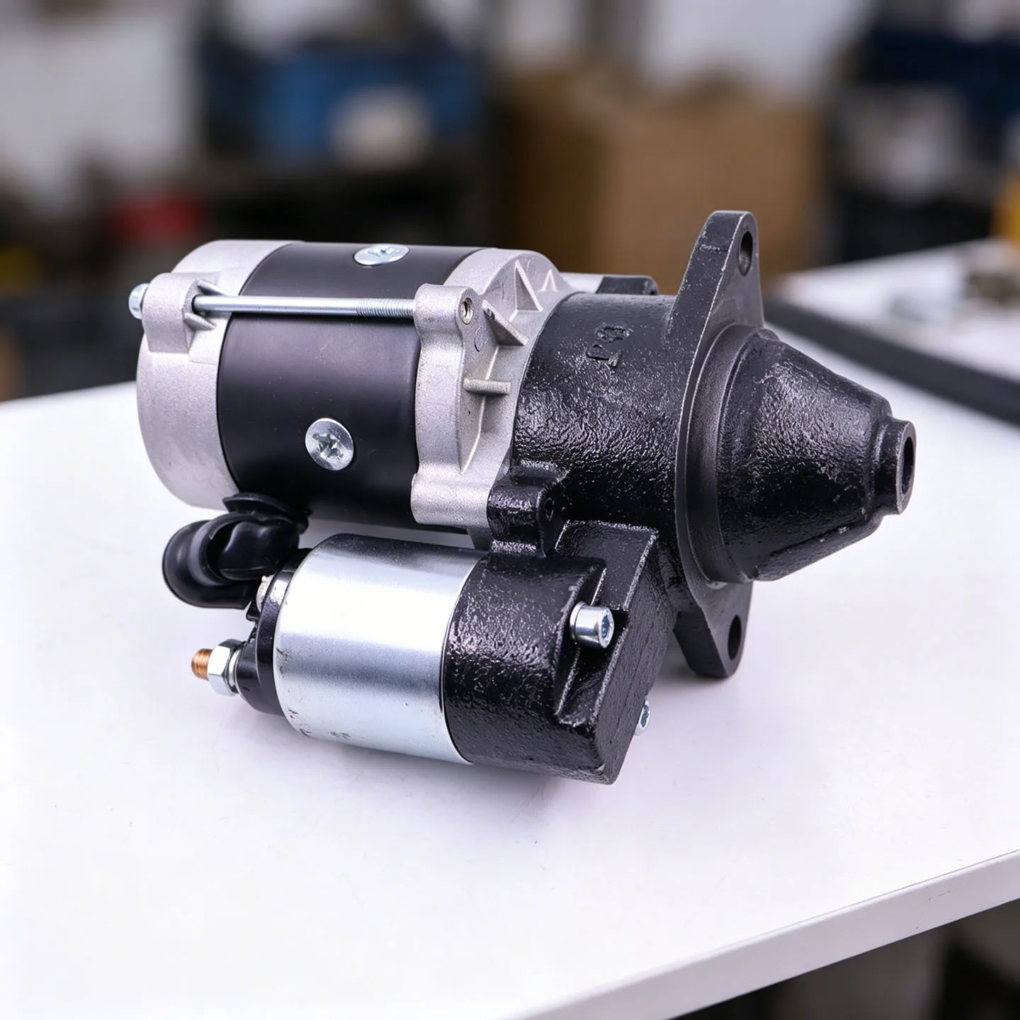 198F/1100 Diesel Engine Starting Motor QDJ414 1.6KW Counterclockwise Eccentric Deceleration Starter Accessories