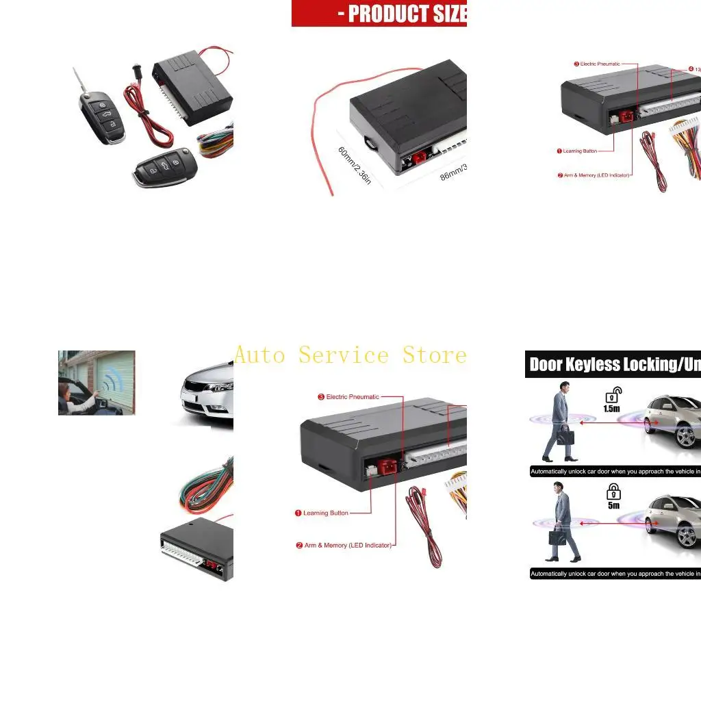 

462A Keyless Entry Central Door Lock with Remote Control Auto Keyless Application
