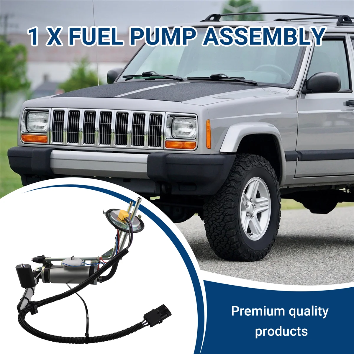 

A76M_Electric Fuel Pump For Jeep Cherokee Or Wagoneer L6 4.0L 1987-1990