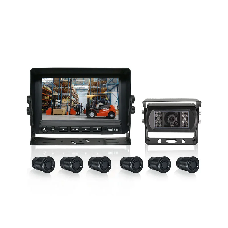 Ultrasonic Reversing Radar Camera System With Warning Function
