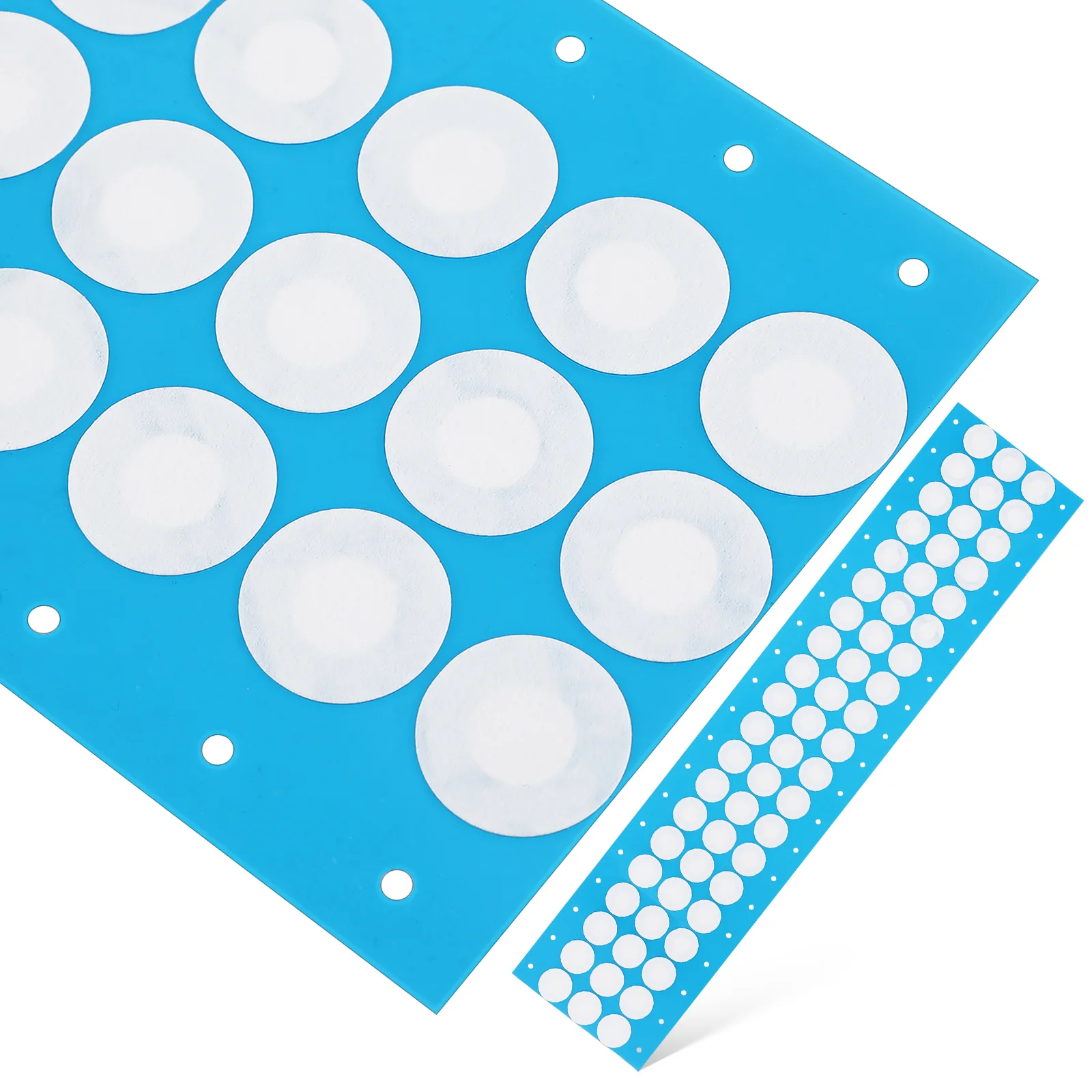 

60pcs 1 Sheet Micro Adhesive Discs For Mushroom Cultivation Synthetic Paper Stickers Filter Patches Jar Lid Filter Pads