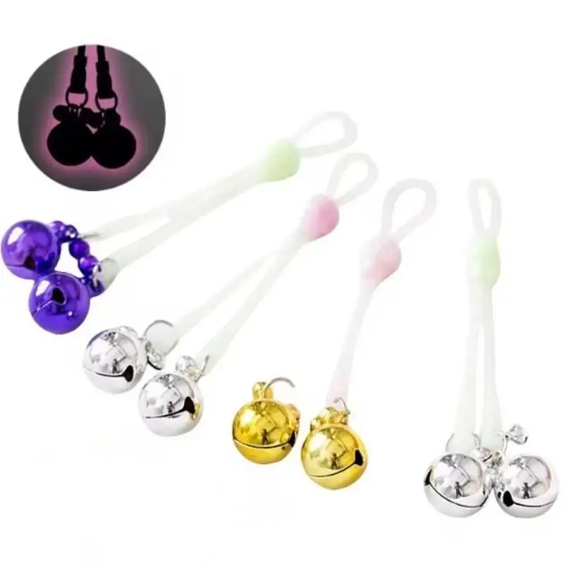 

Exotic Accessorie Couple Erotic Gadget Fluorescent Rope Bell Nipple Clamps Sex Toys For Women Bdsm Adult Flirt Game Bondage Gear