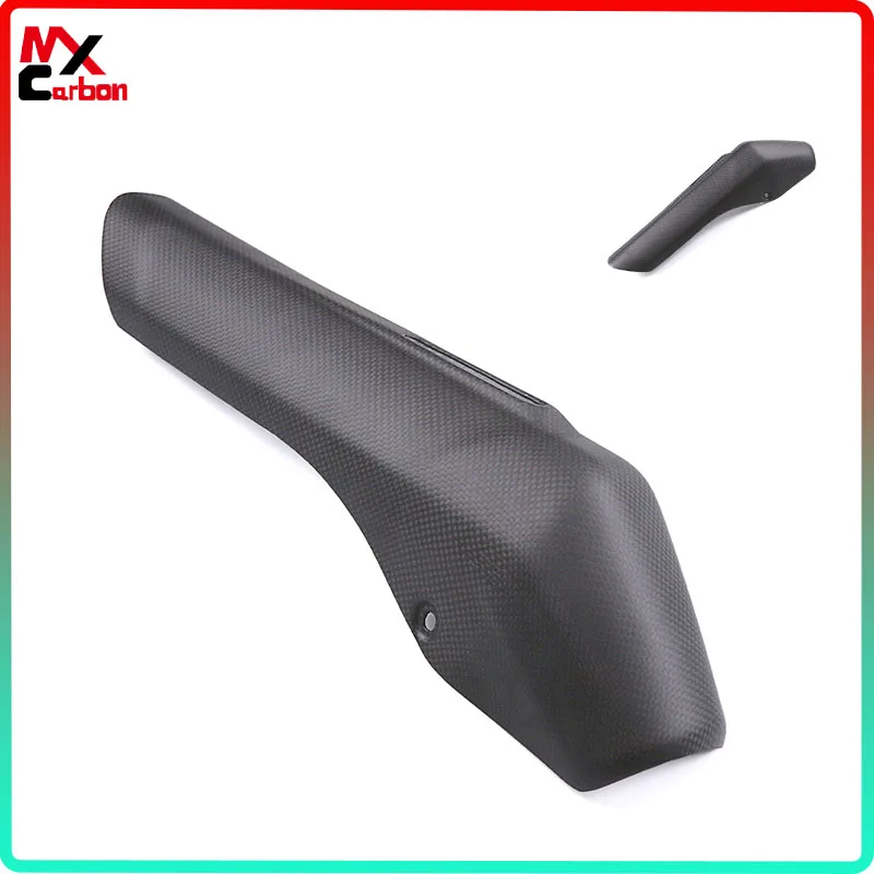 For Ducati Multistrada V4 2021-2024  Motorcycle Accessories 100% Modified Carbon Fiber Upper Exhaust Guard