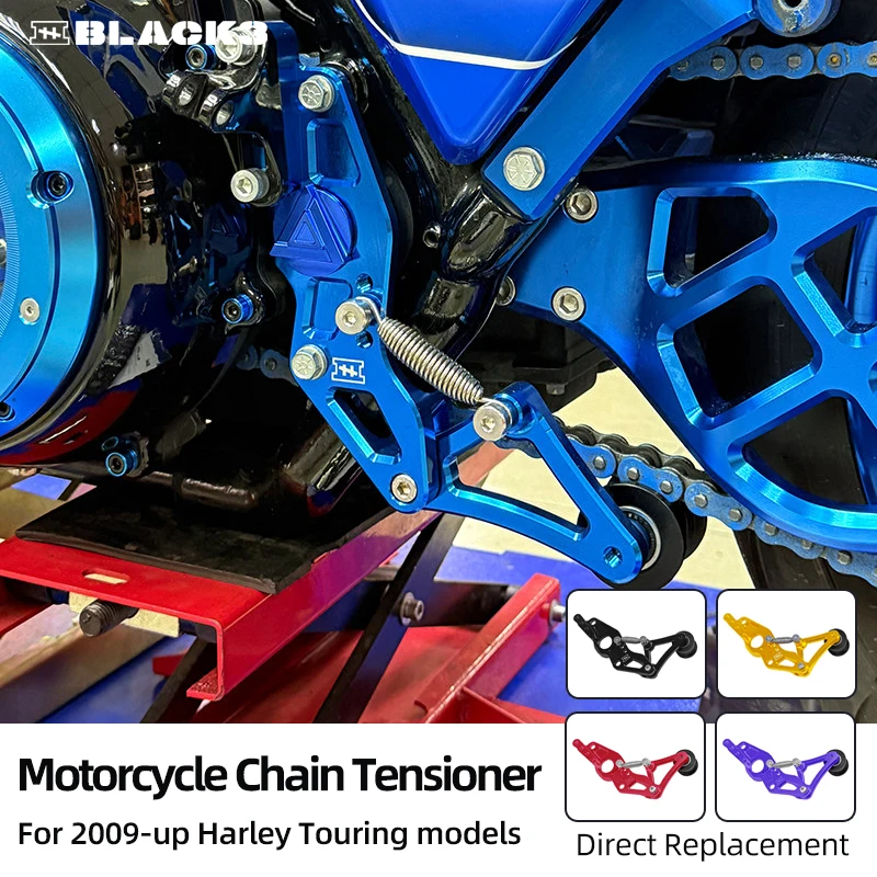 

Натяжитель цепи BLACK3 для мотоциклов Harley 2009 года и новее: Touring, Road Glide, Street Glide, Road King, FLHX, 121CVO