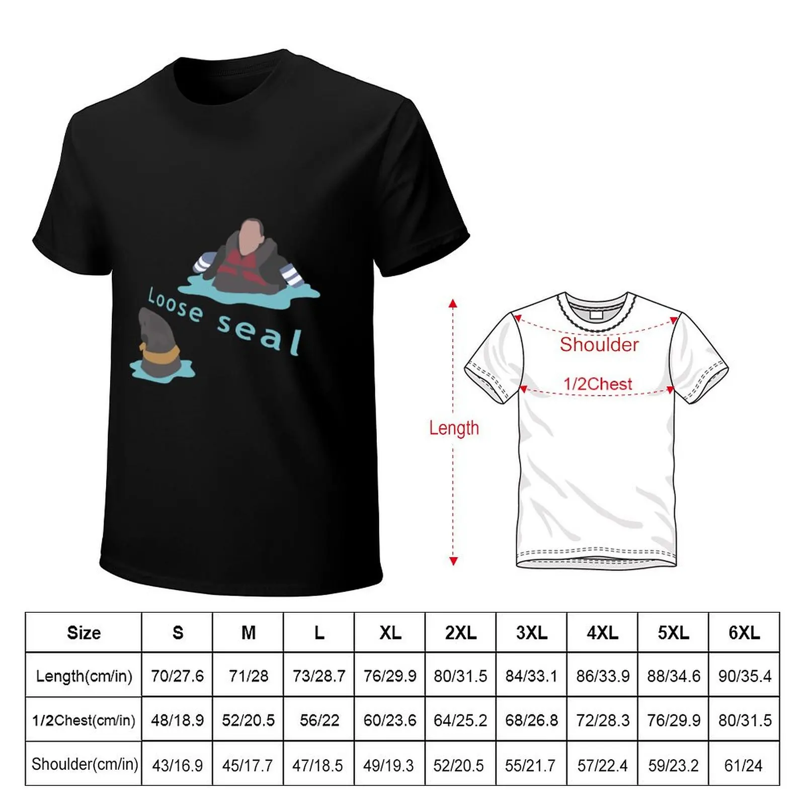 Arrested Development Loose Seal T-Shirt Labor Work Casual T-Shirt