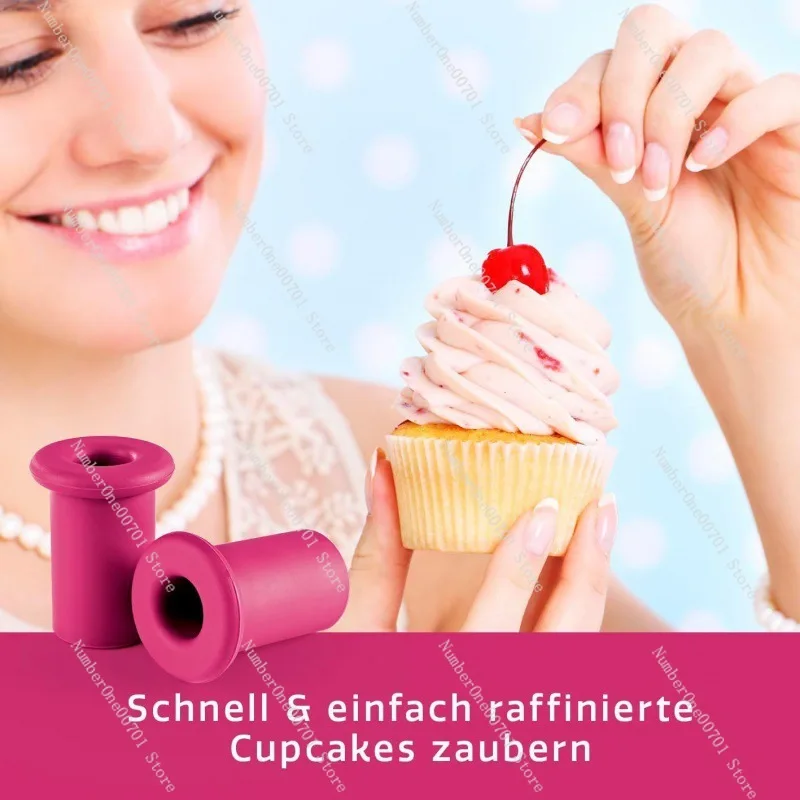 Home Kitchen Tool Set - Cake & Pancake Round Hole Cutter, Silicone Opening Plug for Baking