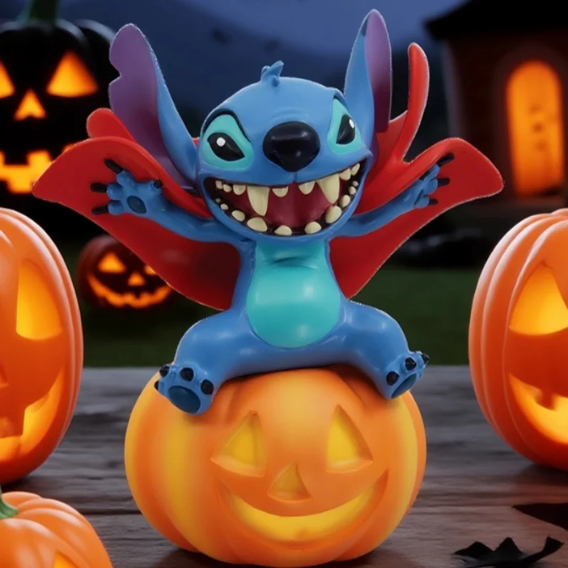 ฟิกเกอร์อนิเมะลิโล่แอนด์สติทช์ ฮาโลวีน ฟักทอง 140 มม. ของเล่นแอคชั่นฟิกเกอร์สำหรับเด็กผู้ชาย ชุดประกอบโมเดล ของสะสม ของขวัญ