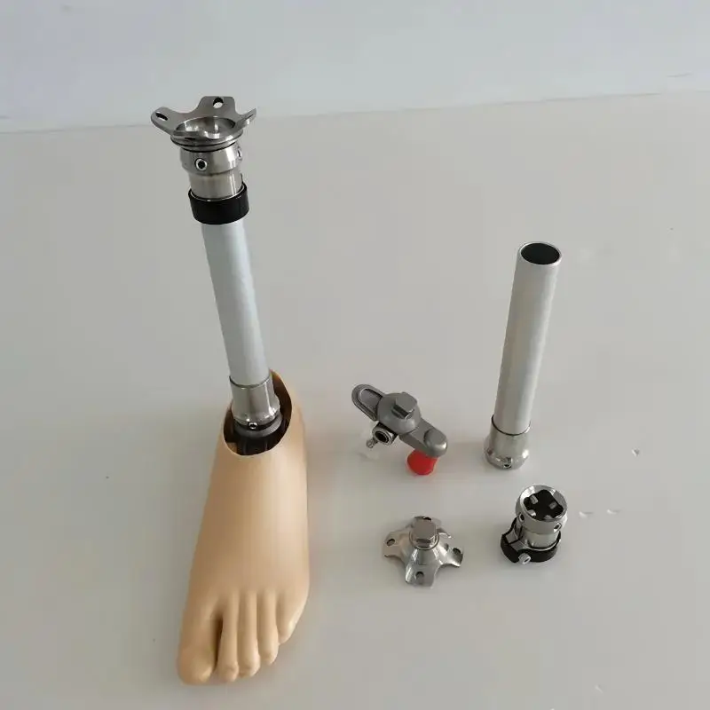 A Set Double-Hole Ankle Prosthetic Feet Below-Knee Prosthesis, Stainless Steel, BK Prosthetic Leg BK Size 22 - 29