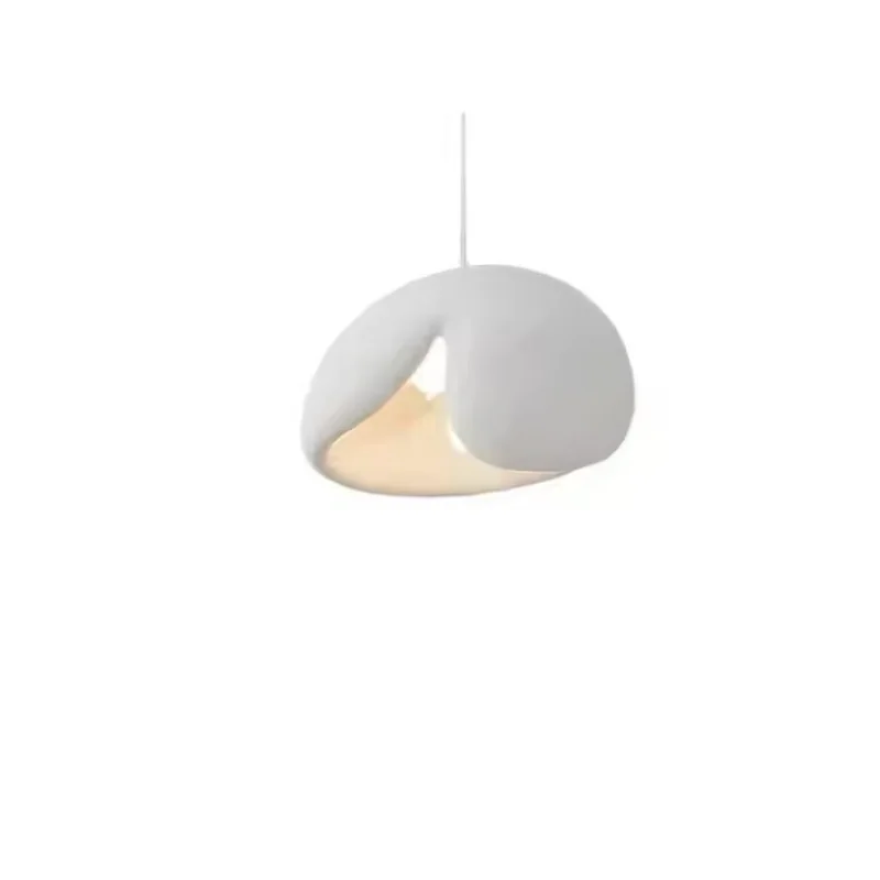 

Nordic simple wabi style LED chandelier square, chandelier lighting suitable for home office restaurant bedroom home