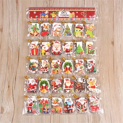 160 stücke Frohe Weihnachten Tags Weihnachten Baum Hängenden Label Dekoration 2023 Santa Claus Weihnachten Socken Papier Karte Neue Jahr Party geschenk