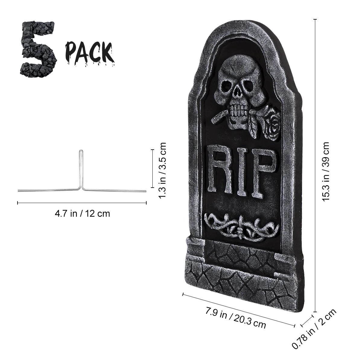 Tombstone Decorations Outdoor Lawn Tombstones Cemetery Headstones For Halloween