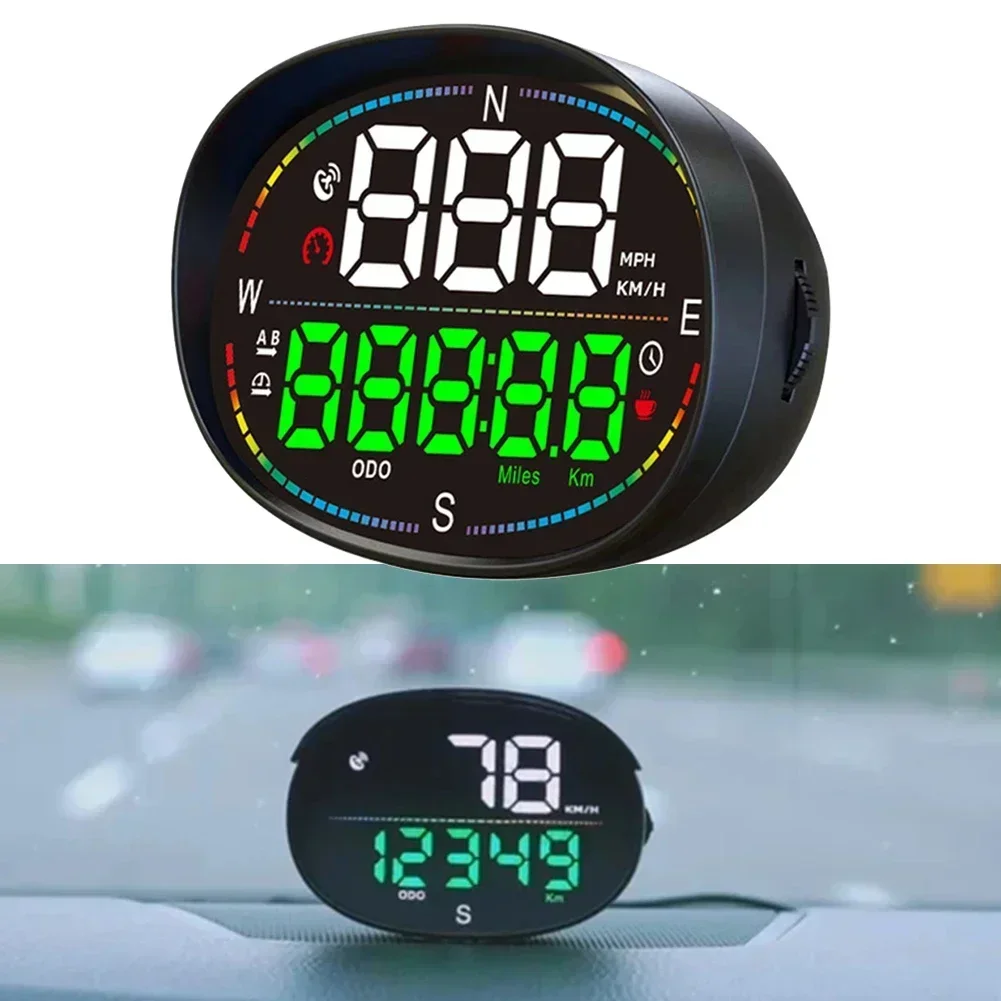 HUD Head Up Display GPS per auto professionale tachimetro digitale contachilometri GPS BDS Dual-mode per accessori per auto moto