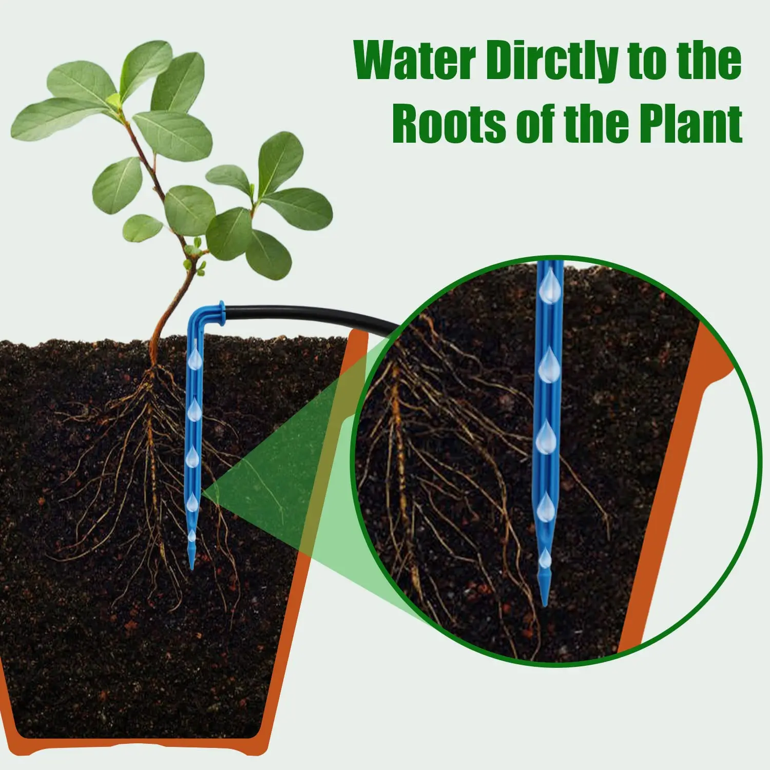 Drip Irrigation System Solar Powered Automatic Drip Irrigation Kit for Plants Watering System for Garden Drip Irrigation Kit