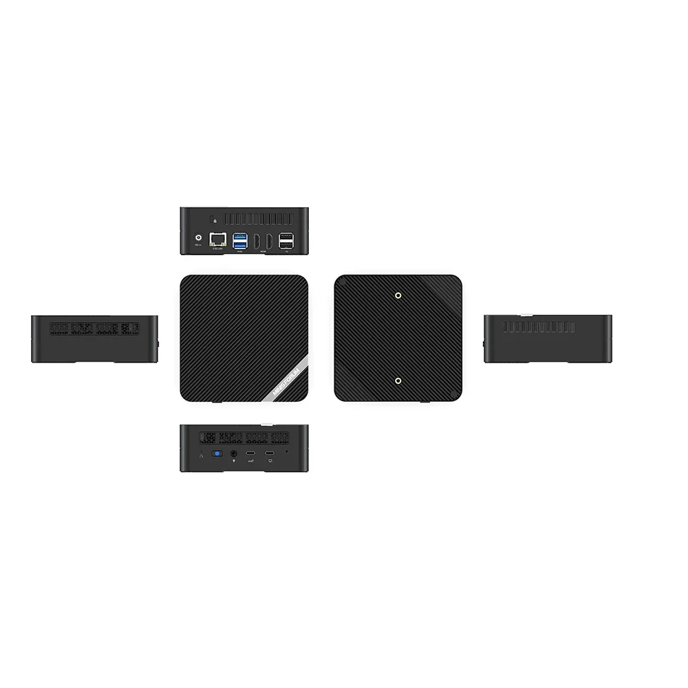 MINISFORUM UM580 ألعاب كمبيوتر صغير AMD Ry-zen 7 5800H 4800H 5 5600H Win11 2xDDR4 3200MHz كمبيوتر الجيب NUC الكمبيوتر 3x4K HTPC WiFi6
