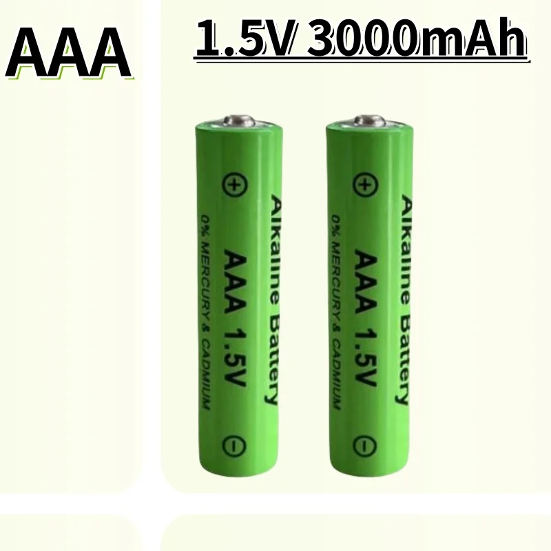 1.5V Rechargeable Battery 1.5V AAA 3000mAh Charger Alkaline Technology For Remote Control Toys Computers Etc