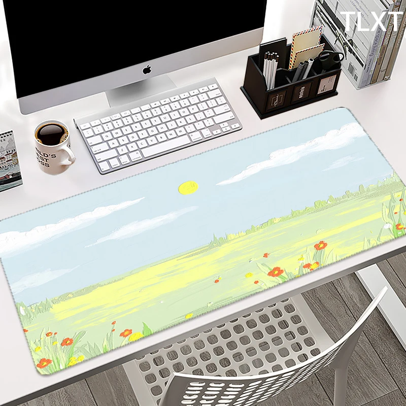 

Large Mouse Mat Mousepads Gamer Keyboards Desk Pad Speed Carpet Sky Art Cute Mousepad Hot Pc HD Cheap Anime Mouse Pad Desk mat