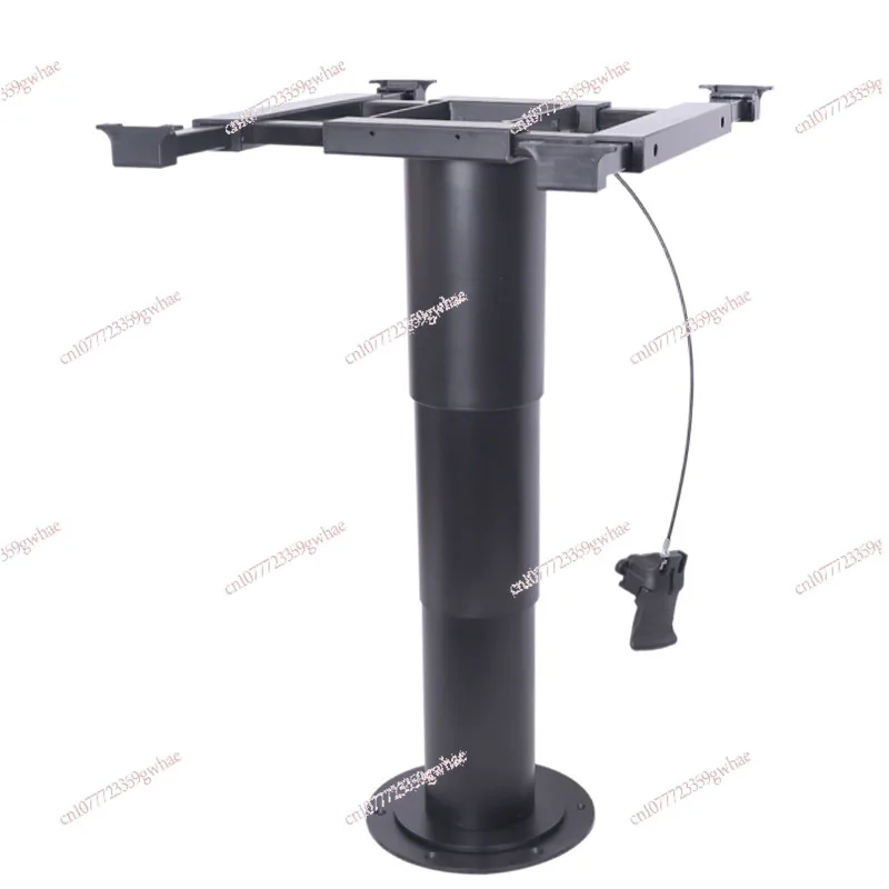 Pneumatic Raised RV Camper Adjustable Table Legs, Adjustable Height table base, Enables Table Top with Swivel and Slide Function