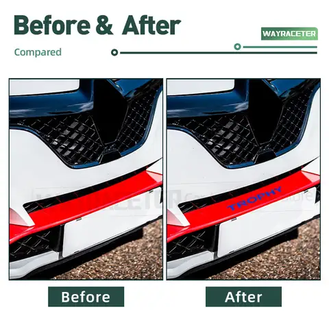 Reflekterande bilgrillklistermärke stötfångargrafik vinyldekal för Renault Clio 3 4 Megane RS Trophy GT Line Sport tillbehör 8 best sales Megane 3 GT-linje - №5