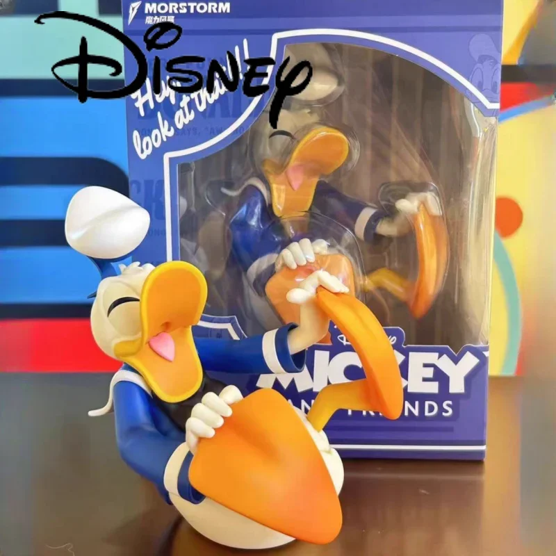 Disney Morstorm Donald Duck Action Figure Kawaii Anime Donald Duck Figurines Collection Model Statue Dolls Room Decoration Toys